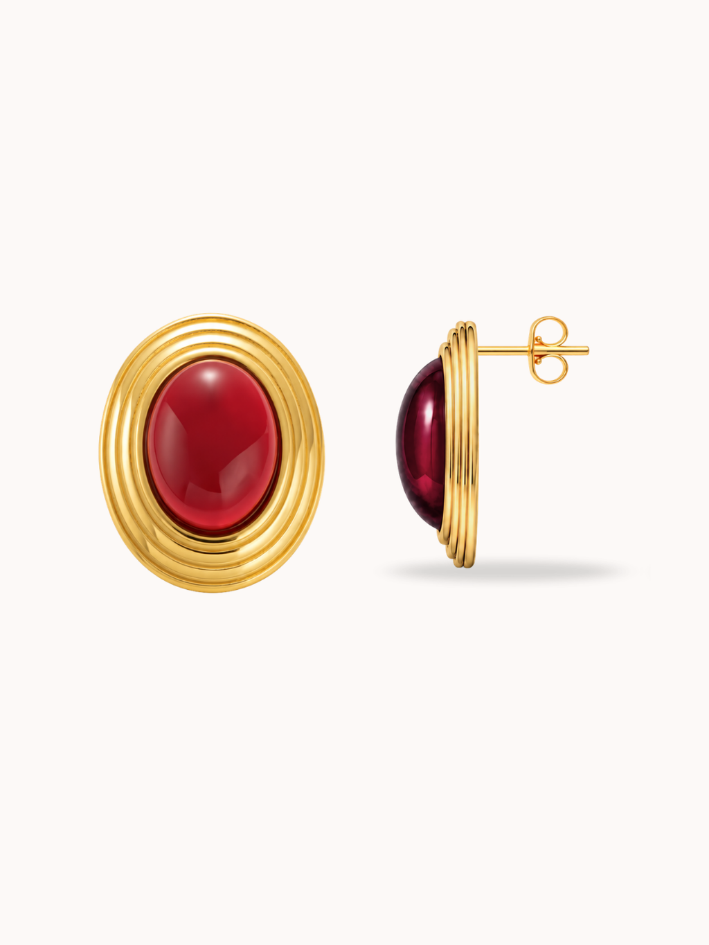 Empress Oval Earrings