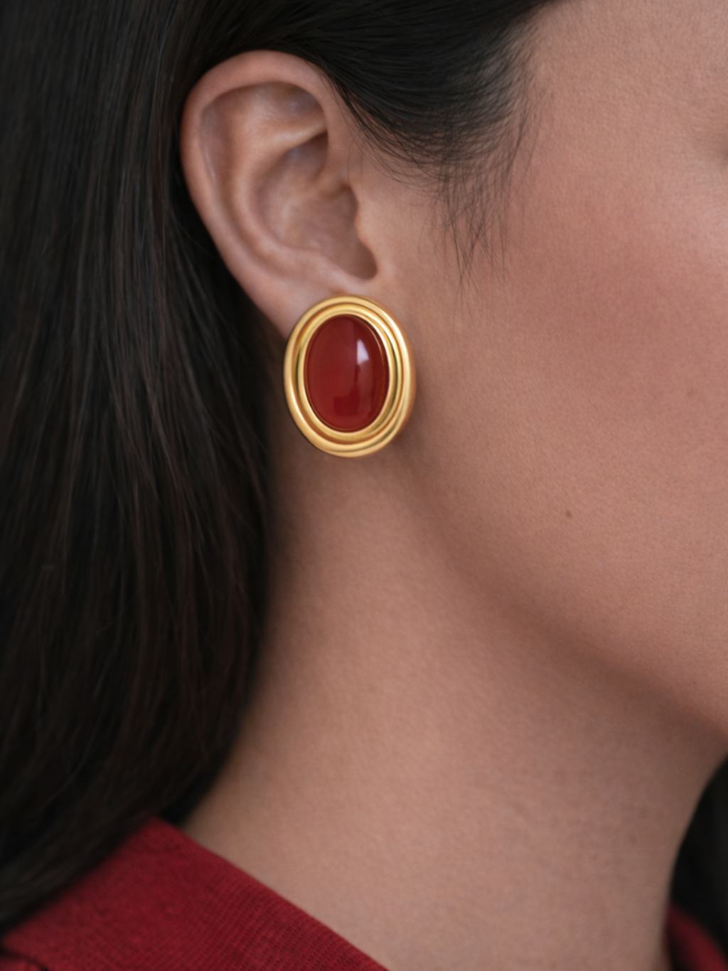 Empress Oval Earrings