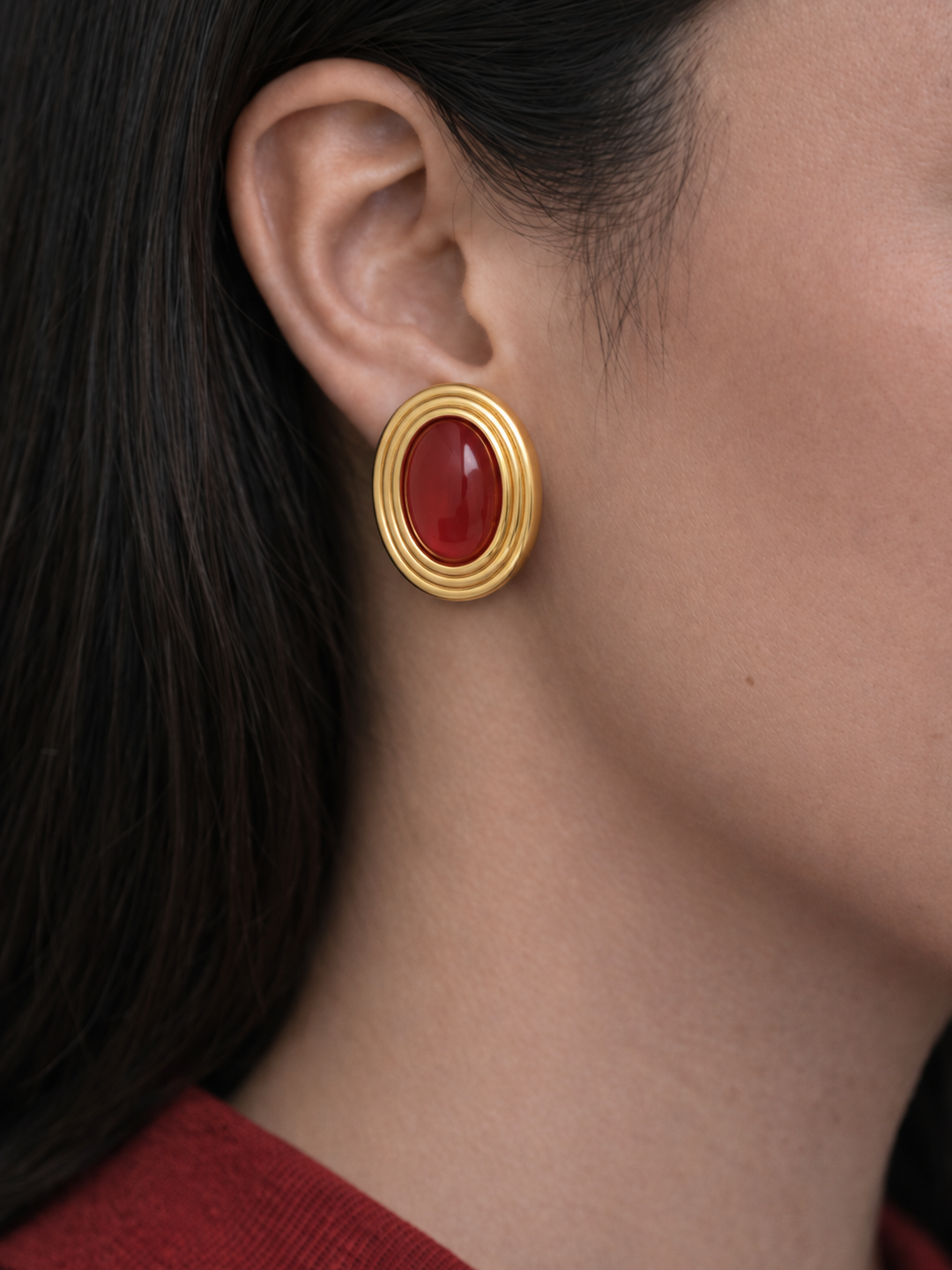 Empress Oval Earrings