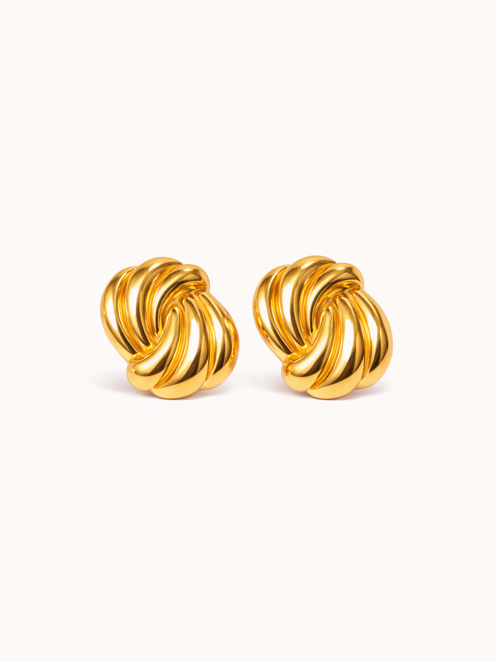 Helix Earrings in Gold-Finished