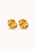 Helix Earrings in Gold-Finished